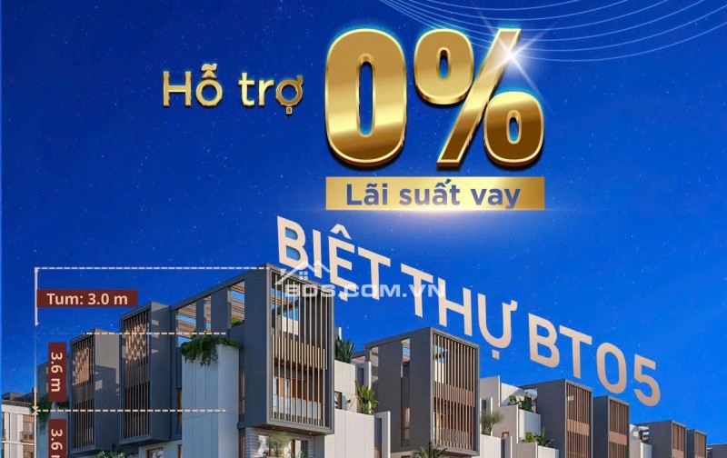 Chỉ từ 24,7tr/m2 sở hữu ngay nhà trong khu đô thị Bắc Trần Phú xây 5tầng, DTSD 538,8m2 DT đất 5x25m